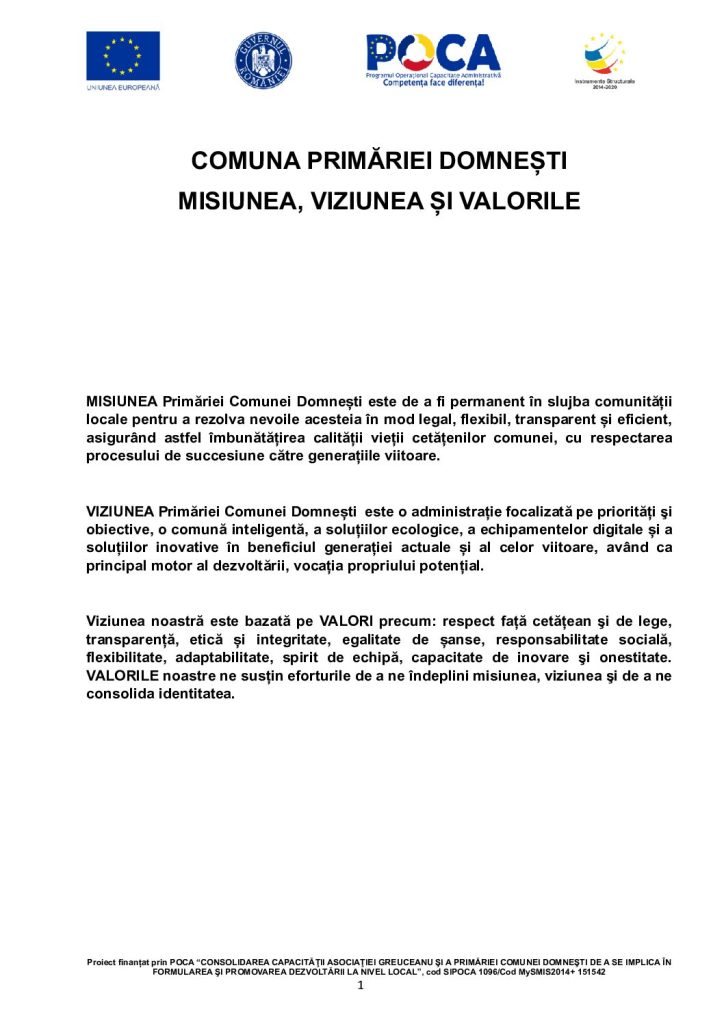 thumbnail of MISIUNEA Primăriei Comunei Domnești POCA 151542
